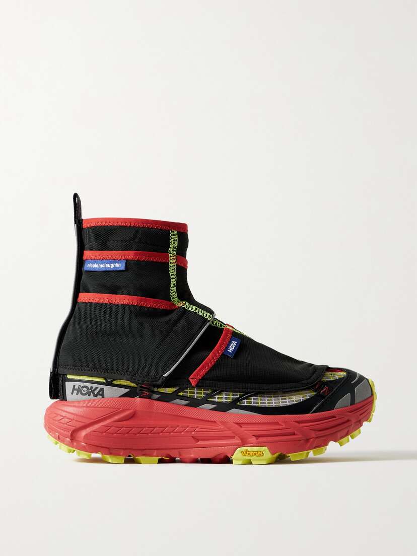 Hoka One One + Nicole Mclaughlin Mafate Three2 Convertible Rubber-trimmed Mesh Sneakers