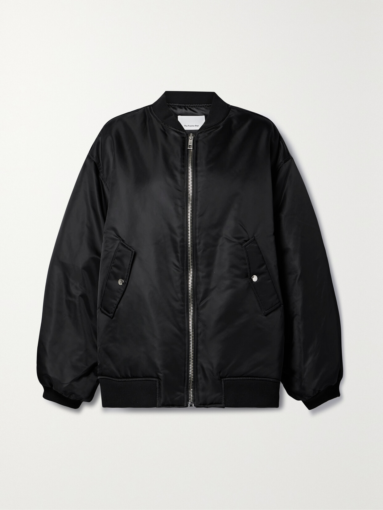 THE FRANKIE SHOP ASTRA OVERSIZED SHELL BOMBER JACKET