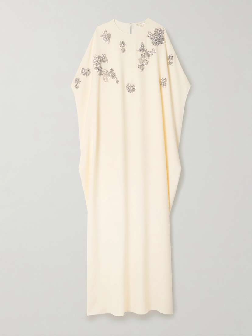 Zuhair Murad Crystal-embellished Cady Gown