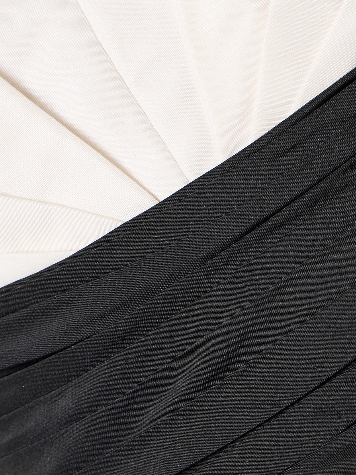Zuhair Murad Bow-embellished Draped Silk-blend Taffeta Gown In Black