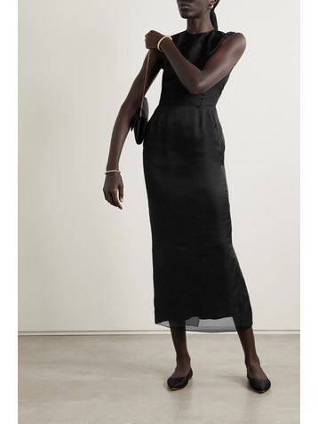 Gabriela Hearst Maslow silk-organza midi dress