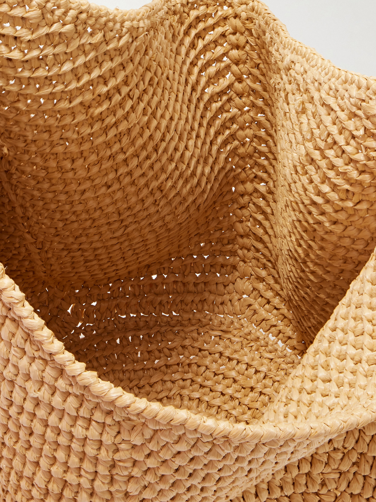 Shop Khaite Lotus Medium Raffia Tote In Neutrals