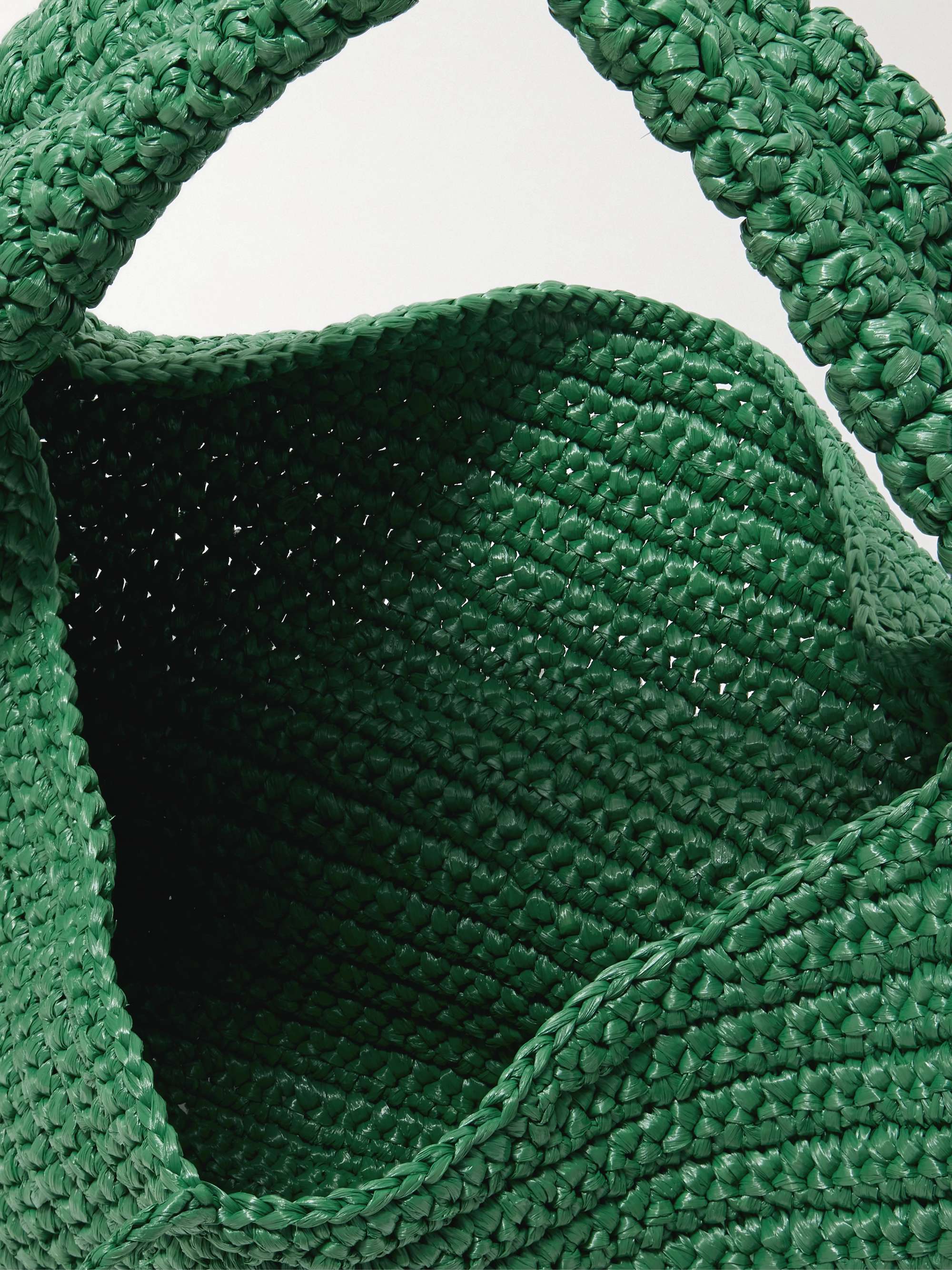 KHAITE Olivia medium raffia shoulder bag