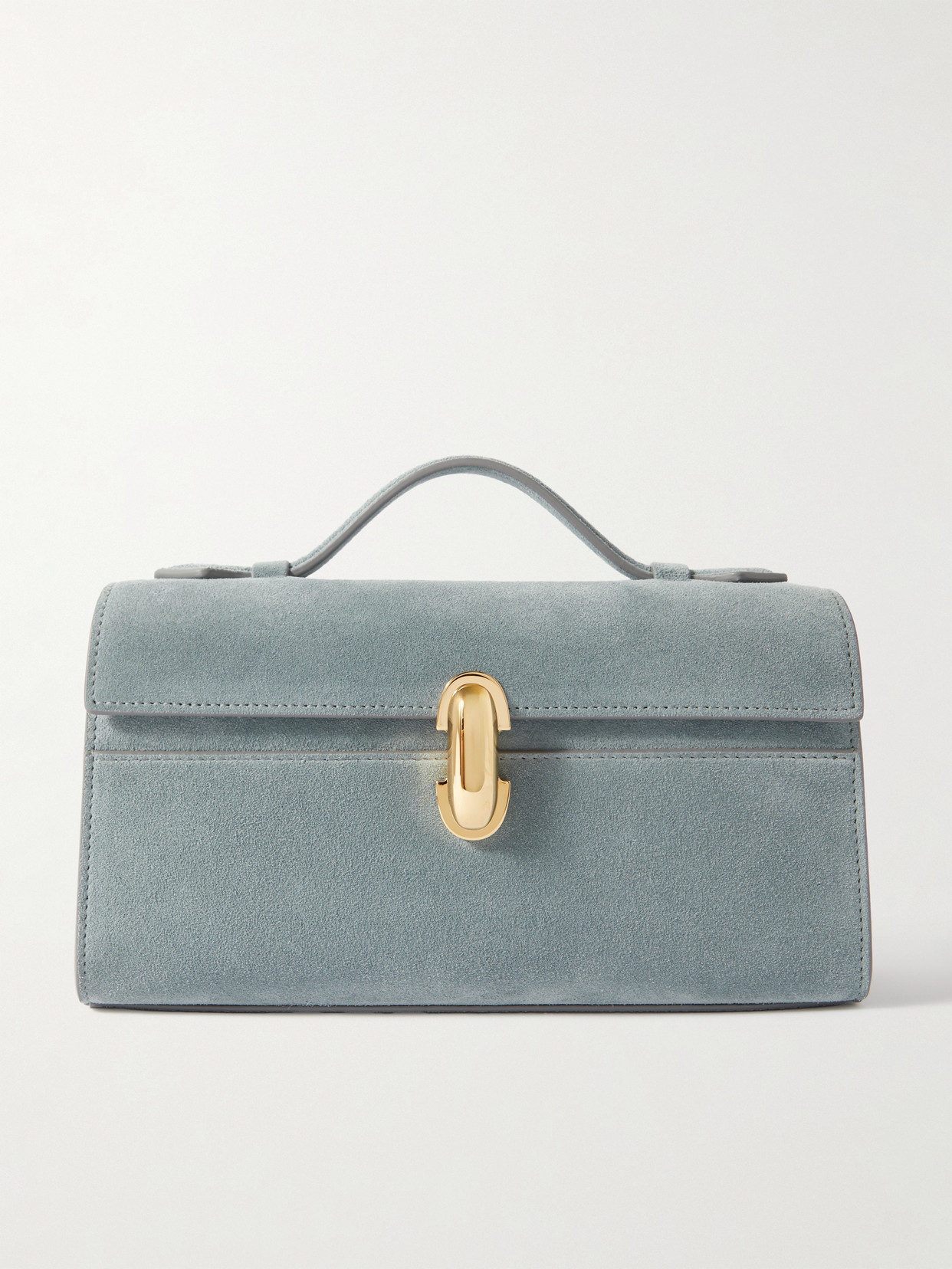 Savette Symmetry Pochette Suede Tote