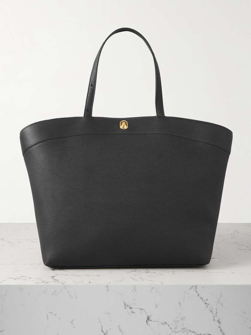 Savette Tondo Large Textured-leather Tote