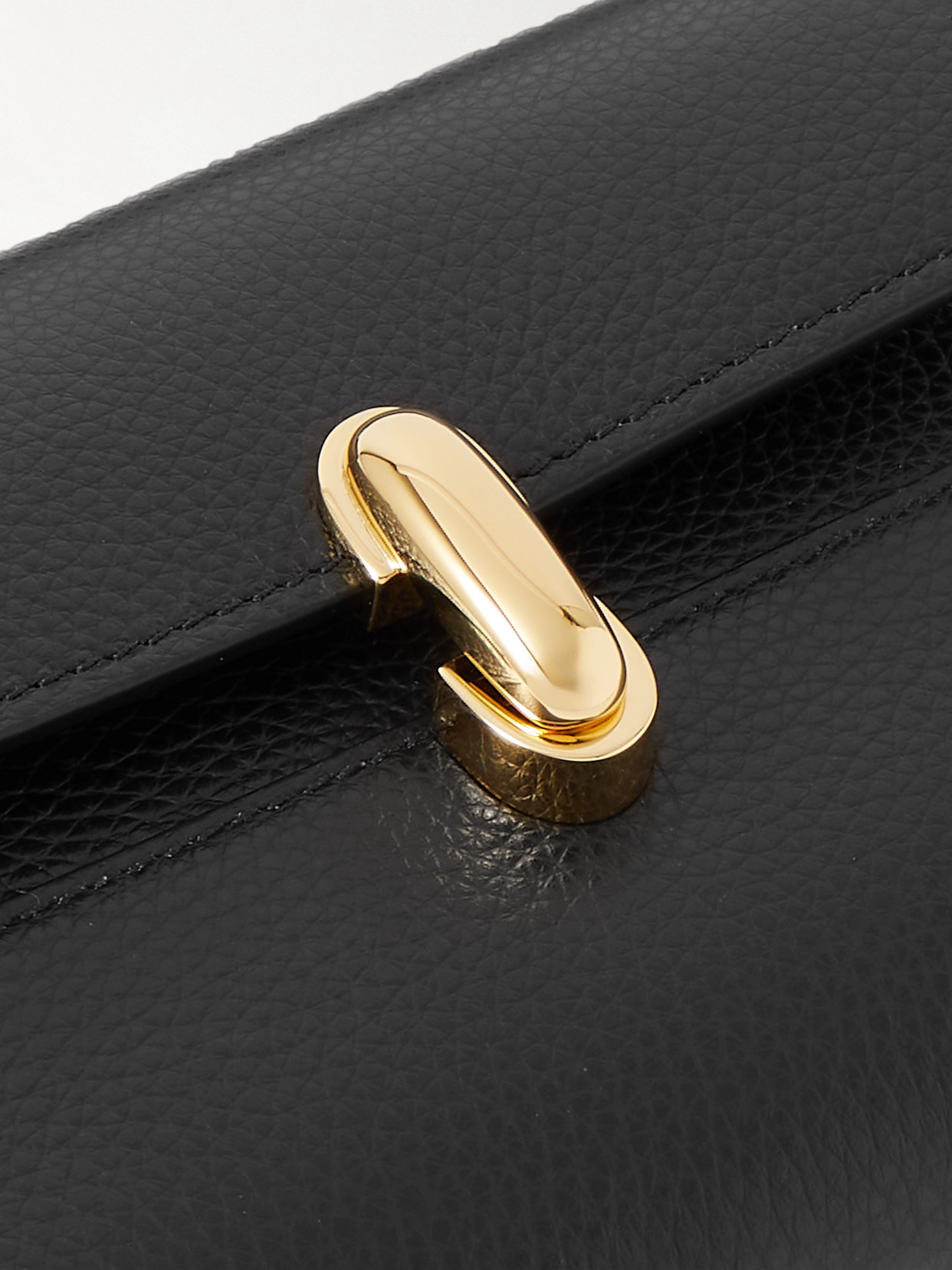 Savette Symmetry Textured-leather Wallet In Black