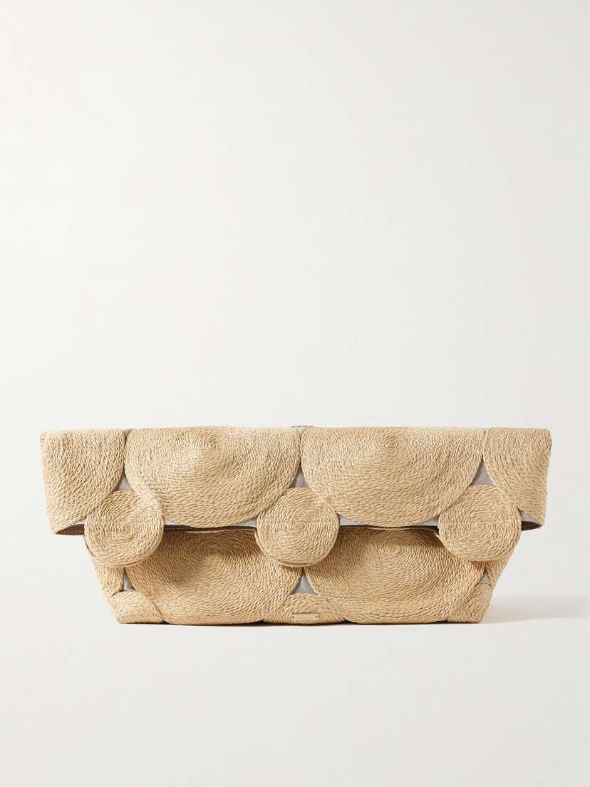 Cult Gaia Brynn Rope And Mesh Clutch