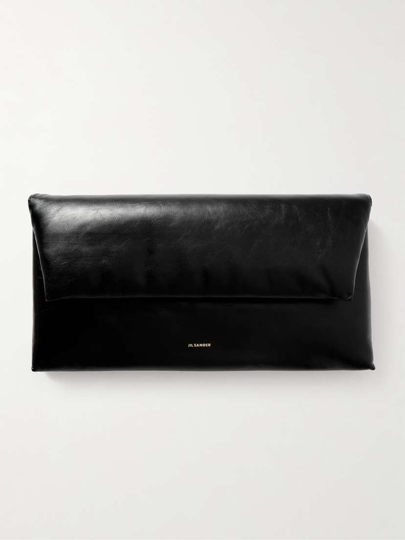 Jil Sander Origami Padded Leather Clutch