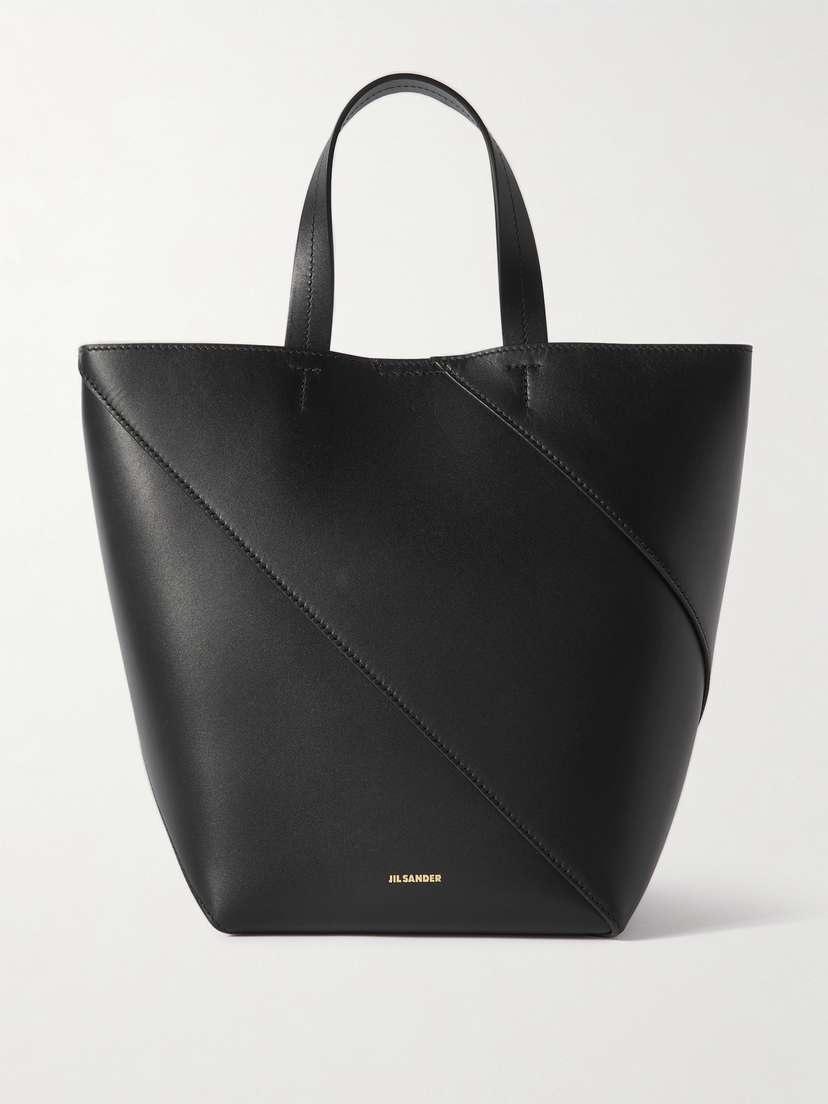 Jil Sander Small Paneled Leather Tote