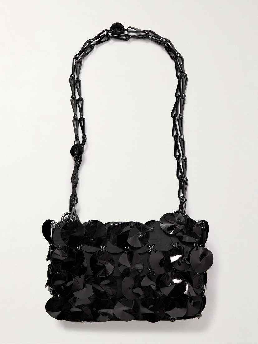 Rabanne Paillette-embellished Shell Shoulder Bag