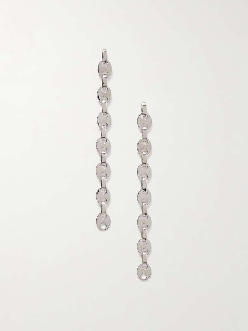 Rabanne Nano Silver-tone Earrings