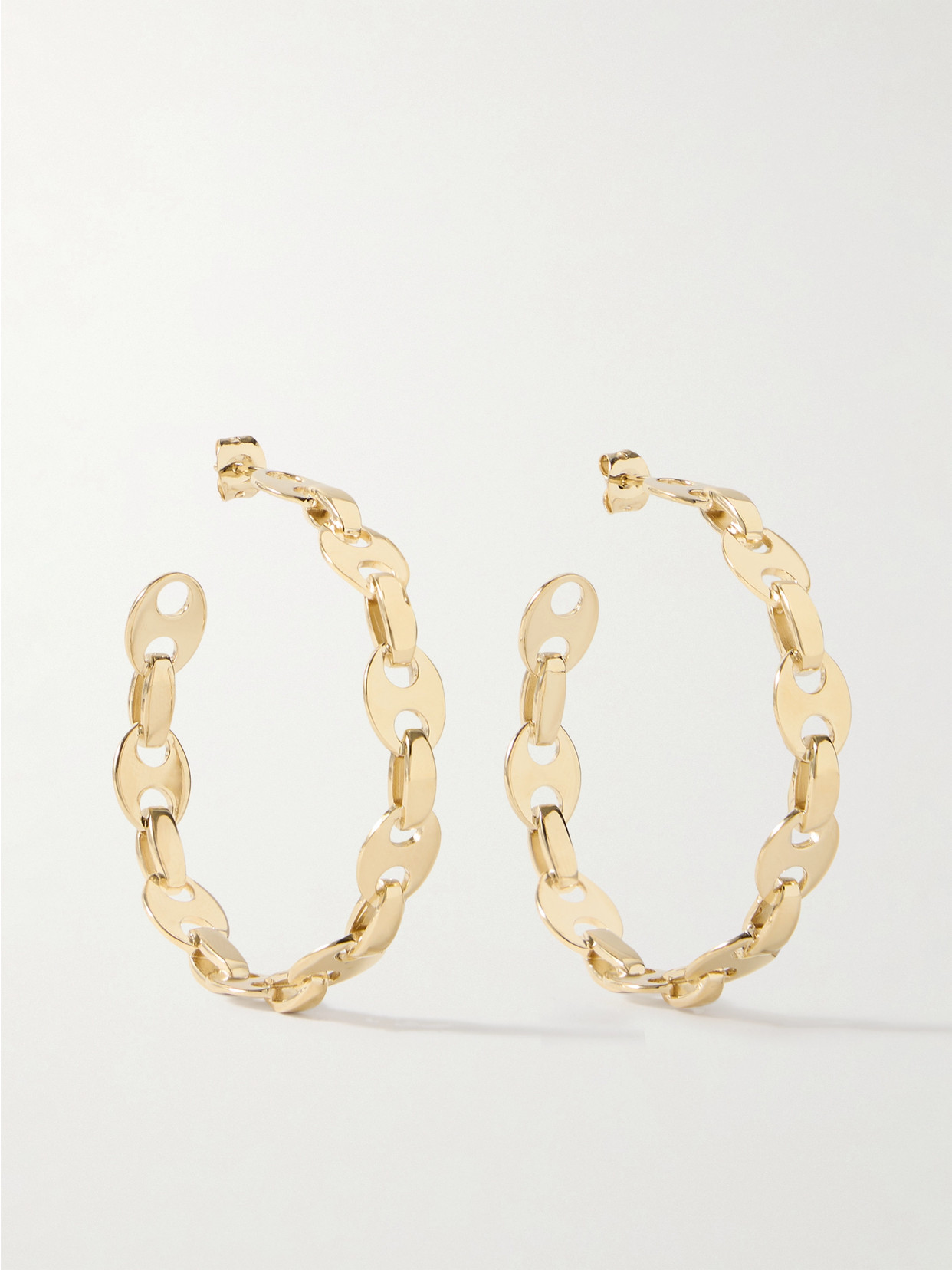 Rabanne Nano Gold-tone Hoop Earrings