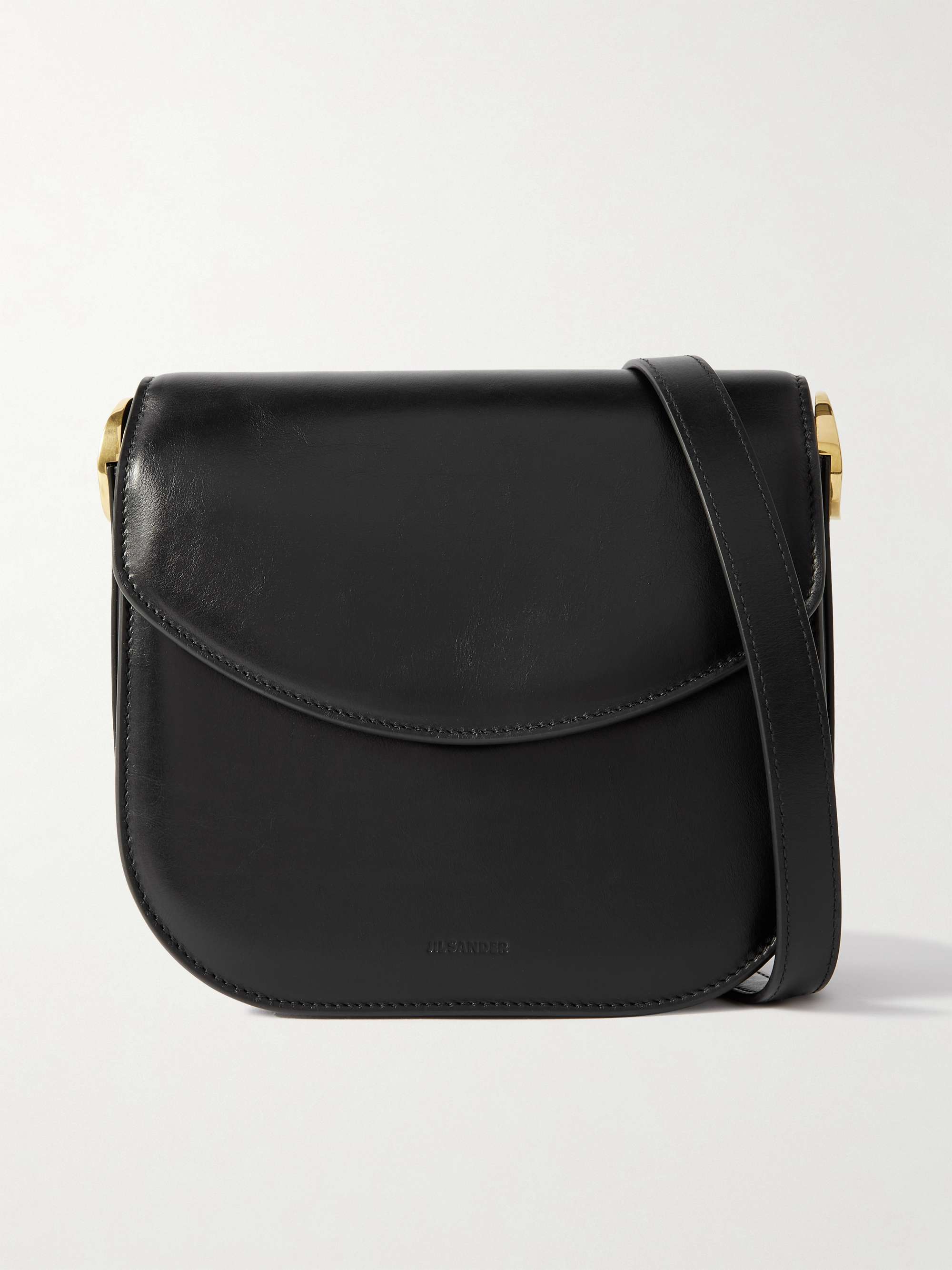 JIL SANDER Leather shoulder bag | NET-A-PORTER