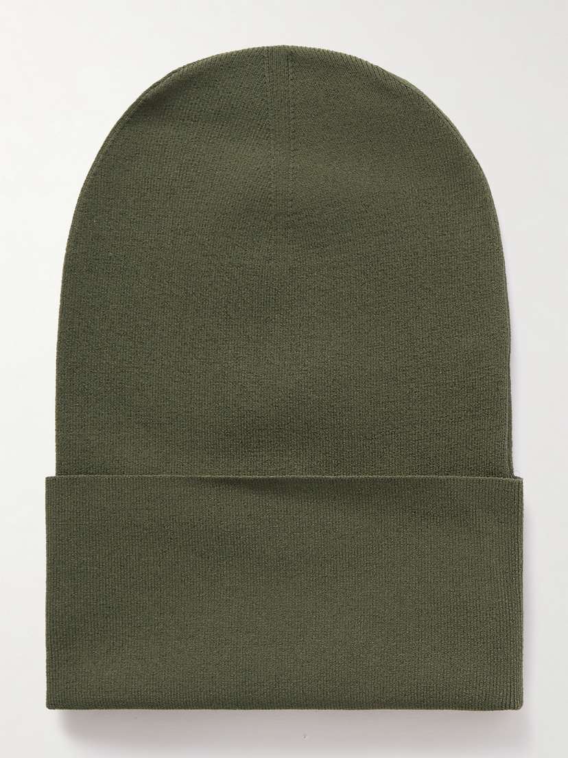 Jil Sander Ribbed Stretch-knit Beanie