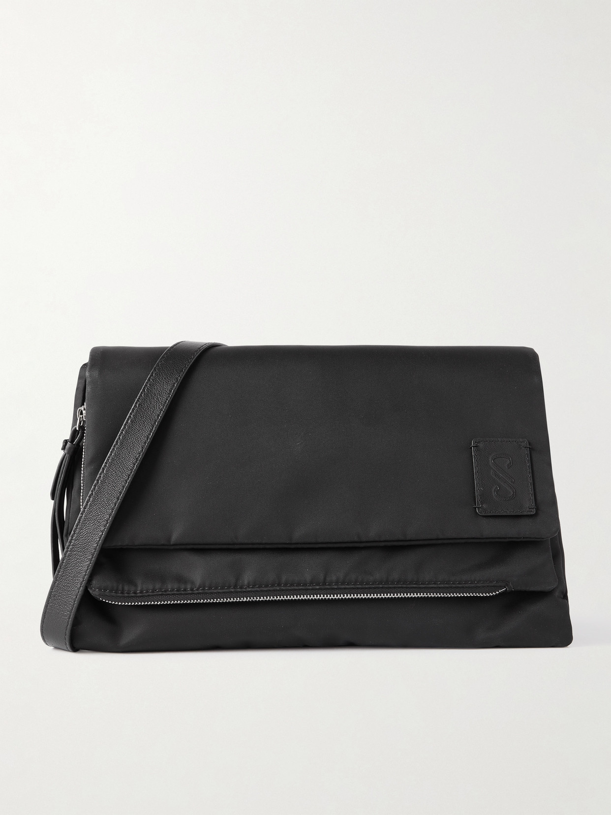 Proenza Schouler City Embossed Nylon Shoulder Bag In Black