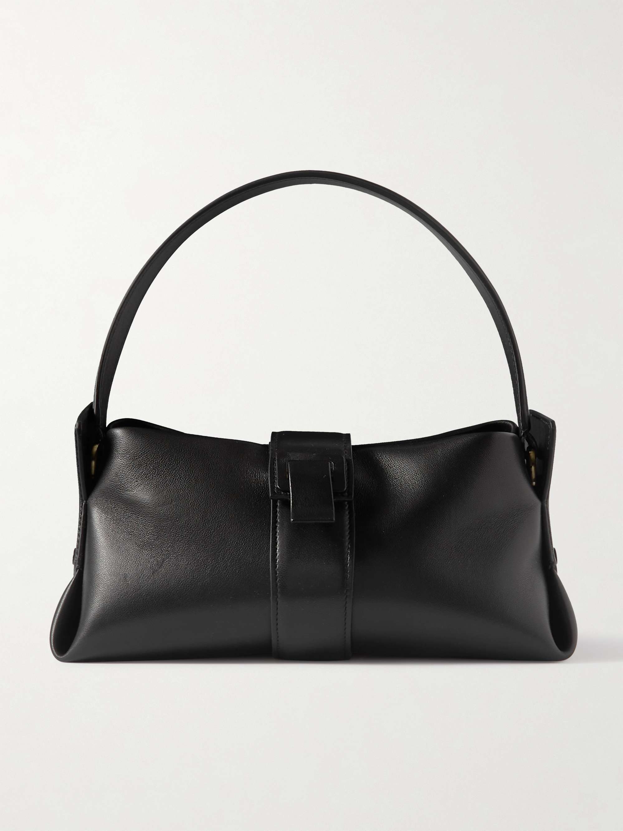 Park leather shoulder bag black One Size