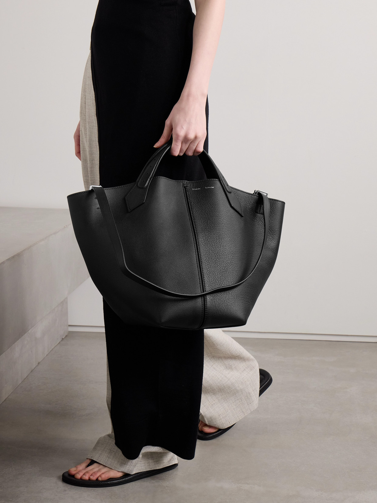 Proenza Schouler Large Ps1 Tote In Black