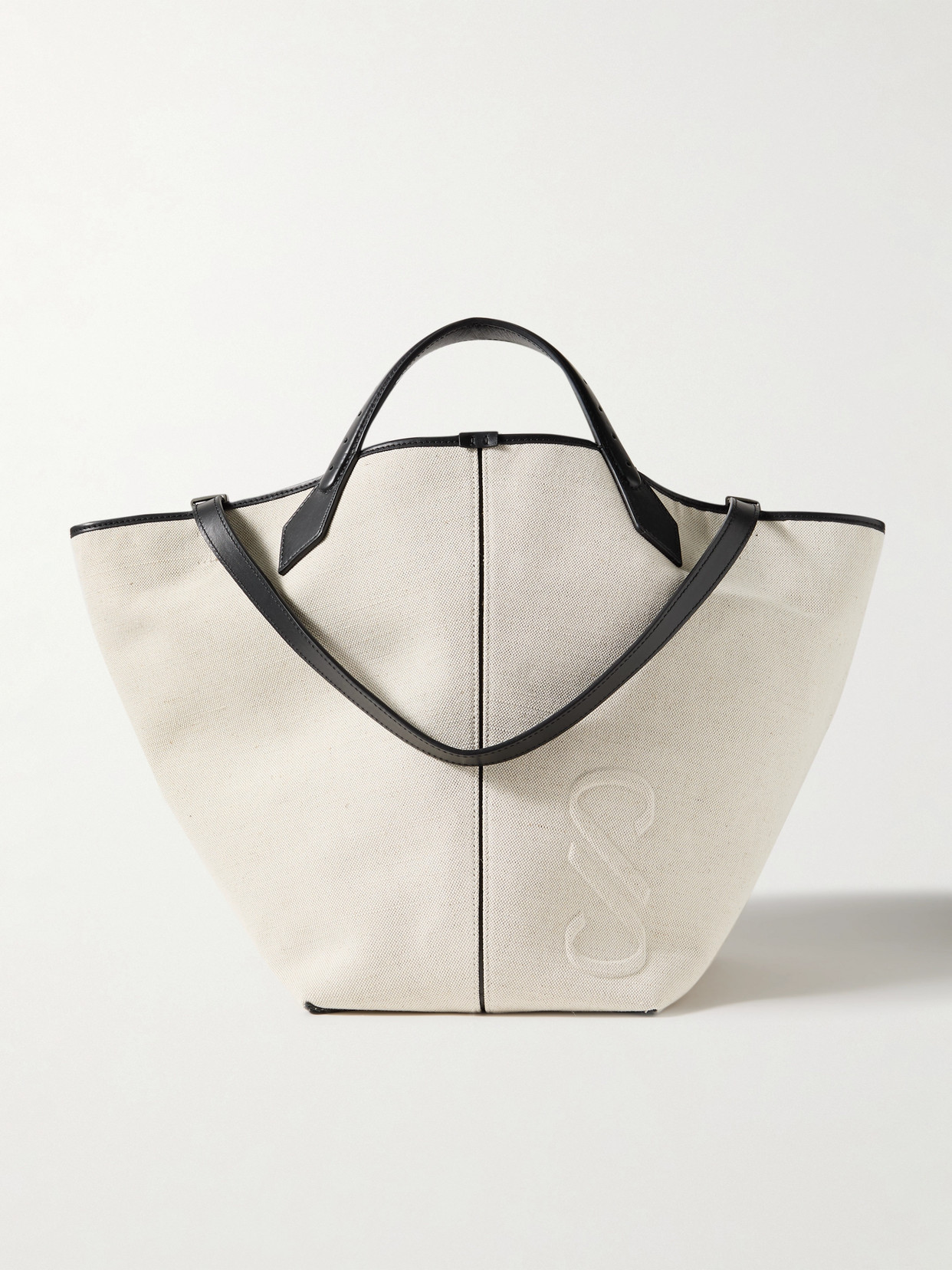 Proenza Schouler Xl Ps1 Canvas Tote Bag In White