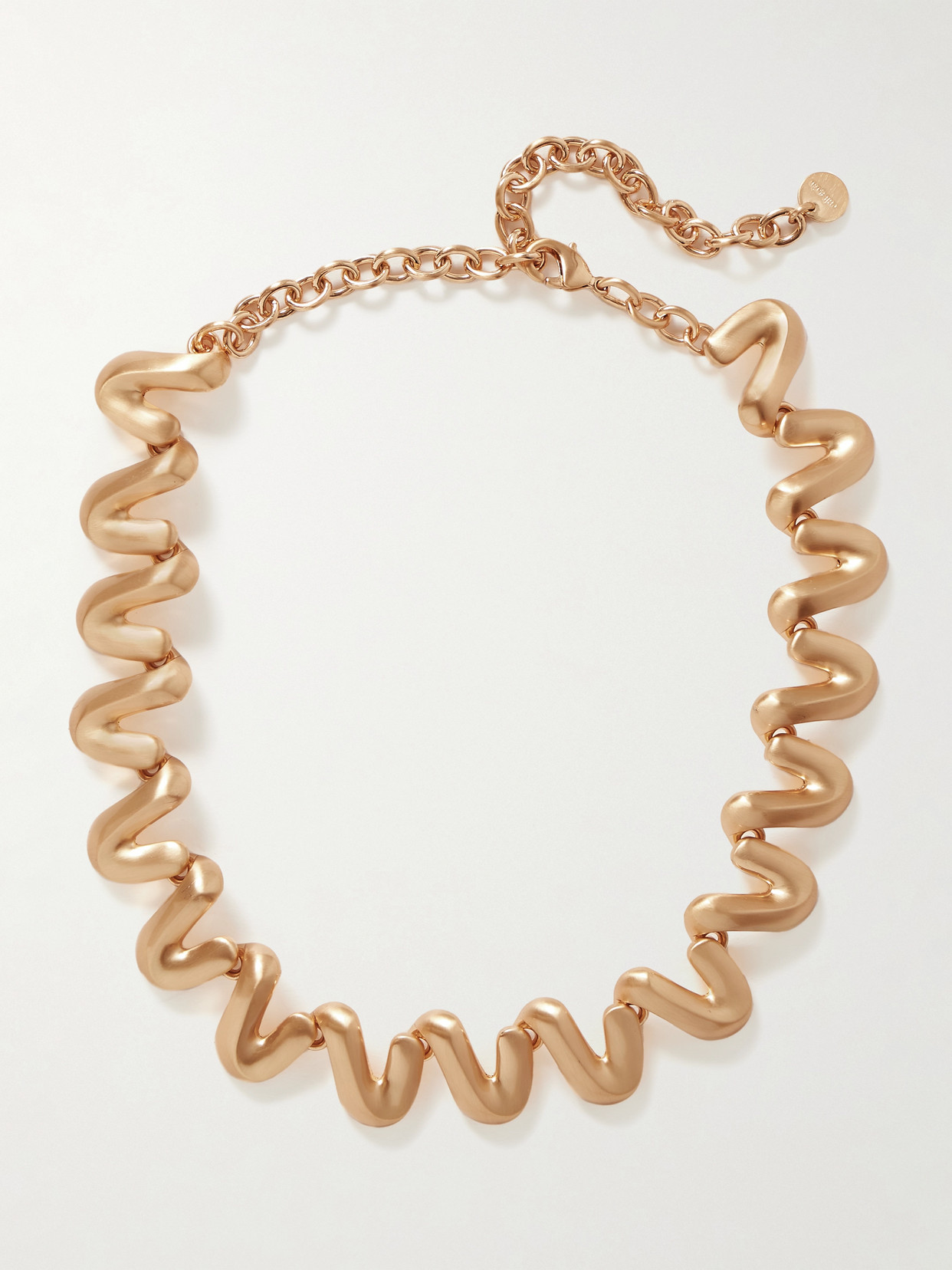 Cult Gaia Maddie Brushed Gold-tone Choker