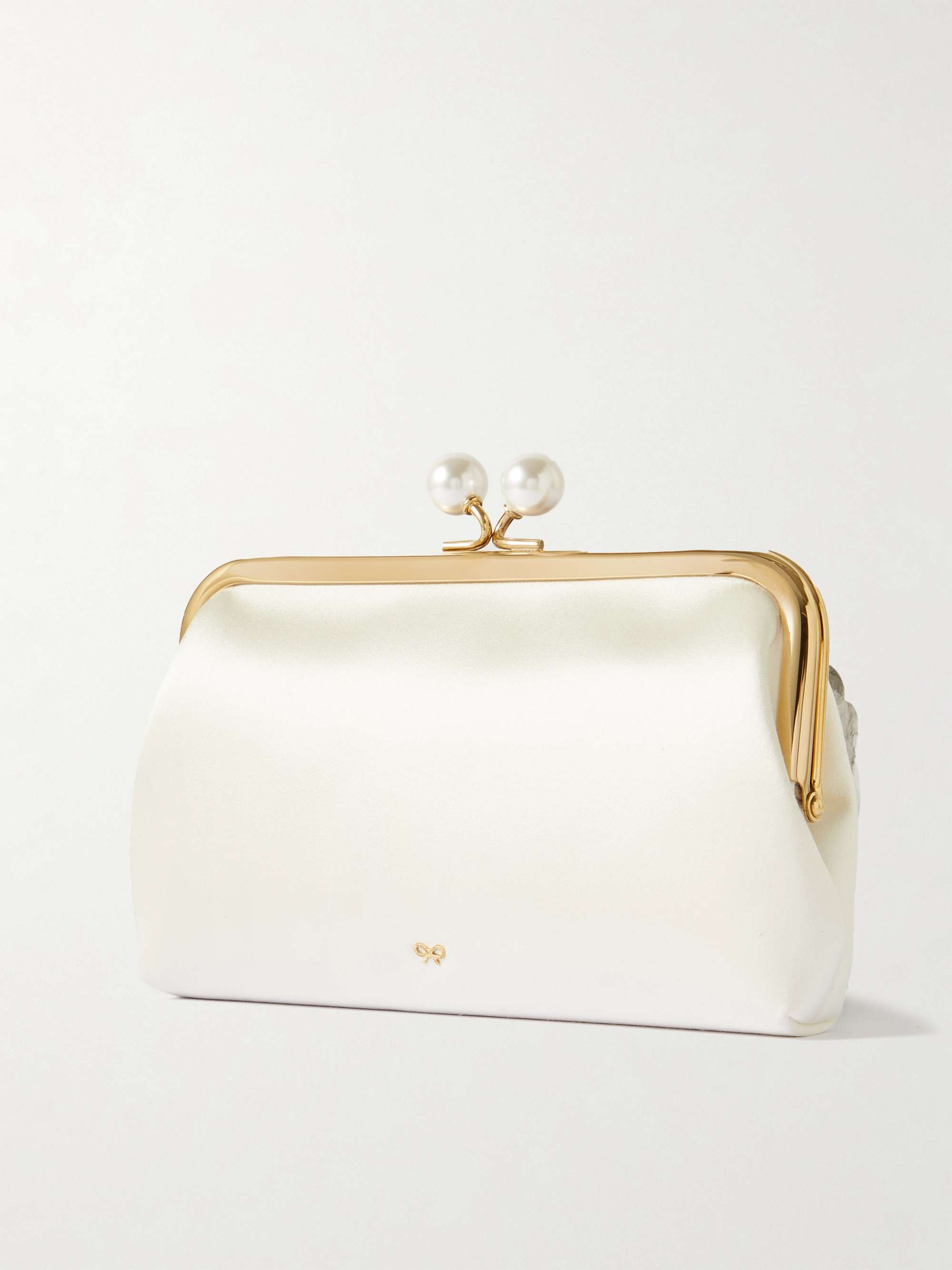 ANYA HINDMARCH Clutch in raso riciclato Maud