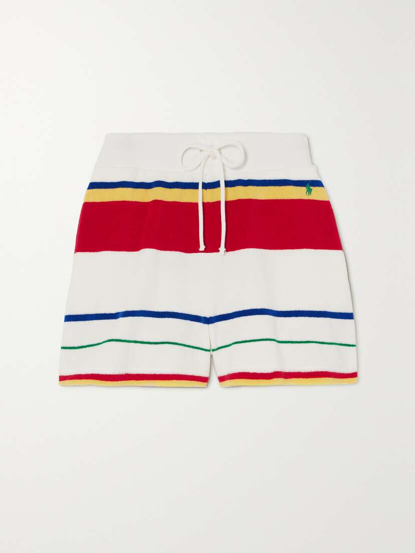 Polo Ralph Lauren Striped Cotton-terry Shorts - x large