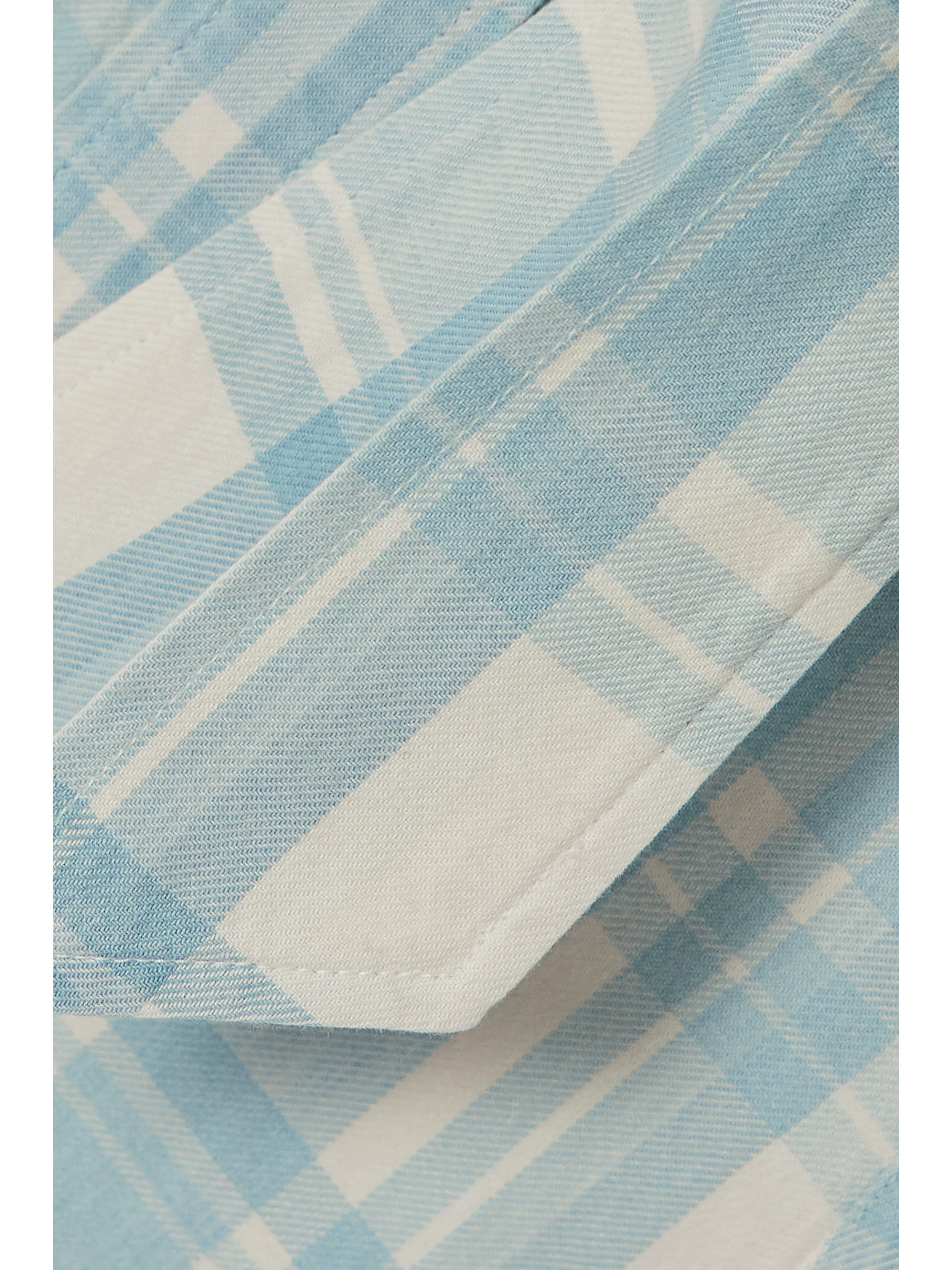 Polo Ralph Lauren Belted checked cotton-twill maxi shirt dress