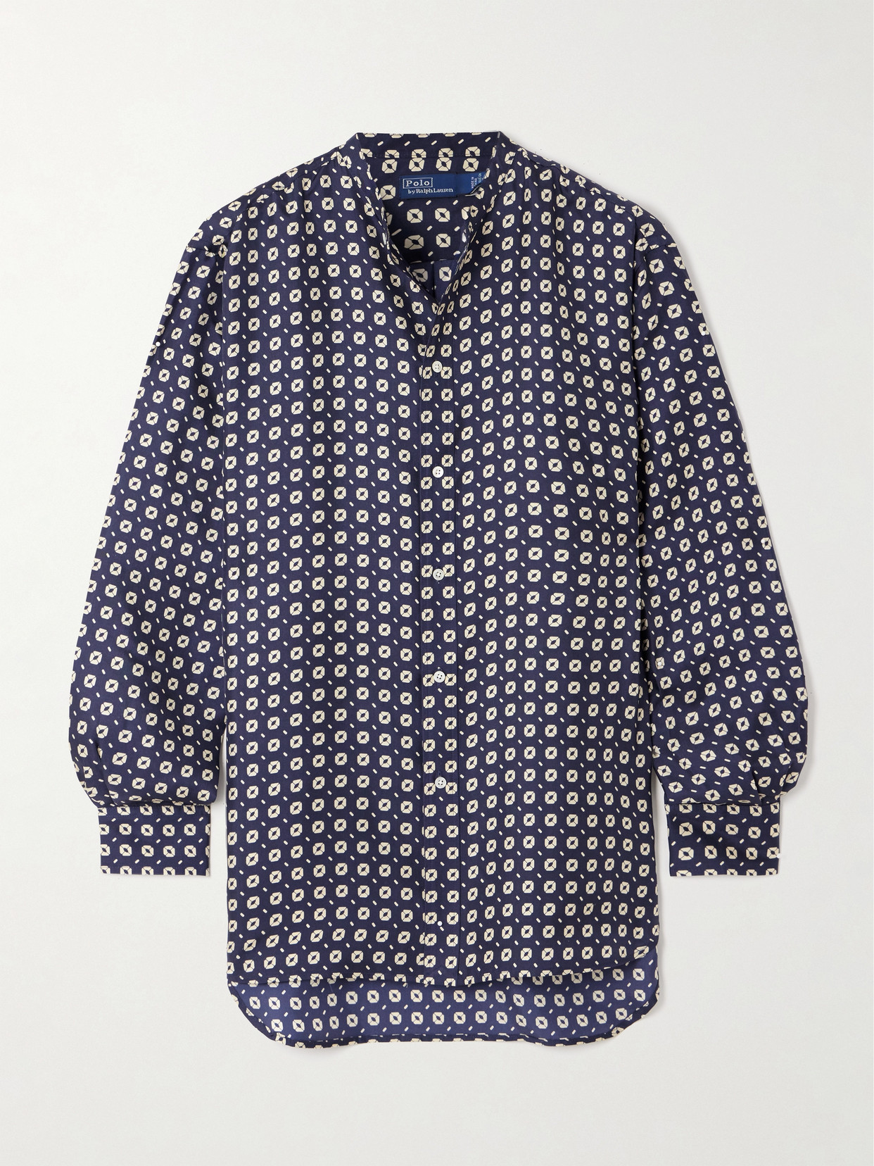 Polo Ralph Lauren - Printed Silk Satin-twill Shirt - Blue