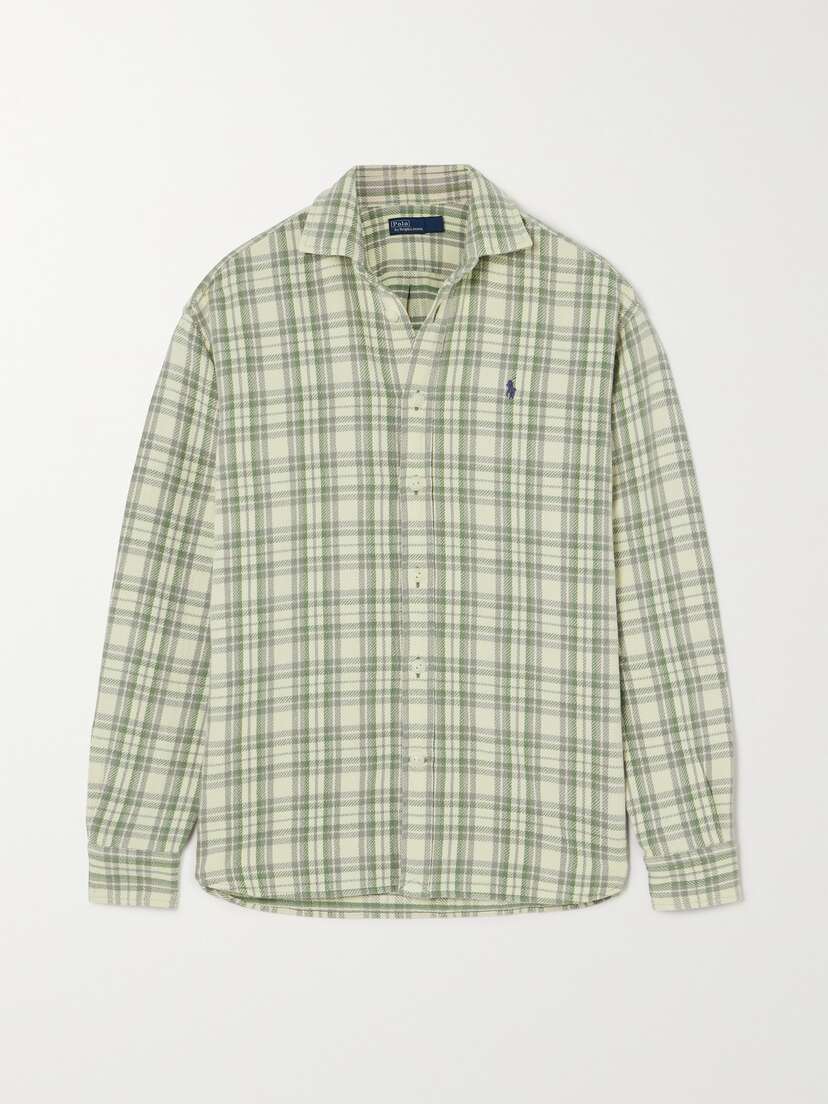 Polo Ralph Lauren Checked Cotton-blend Flannel Shirt
