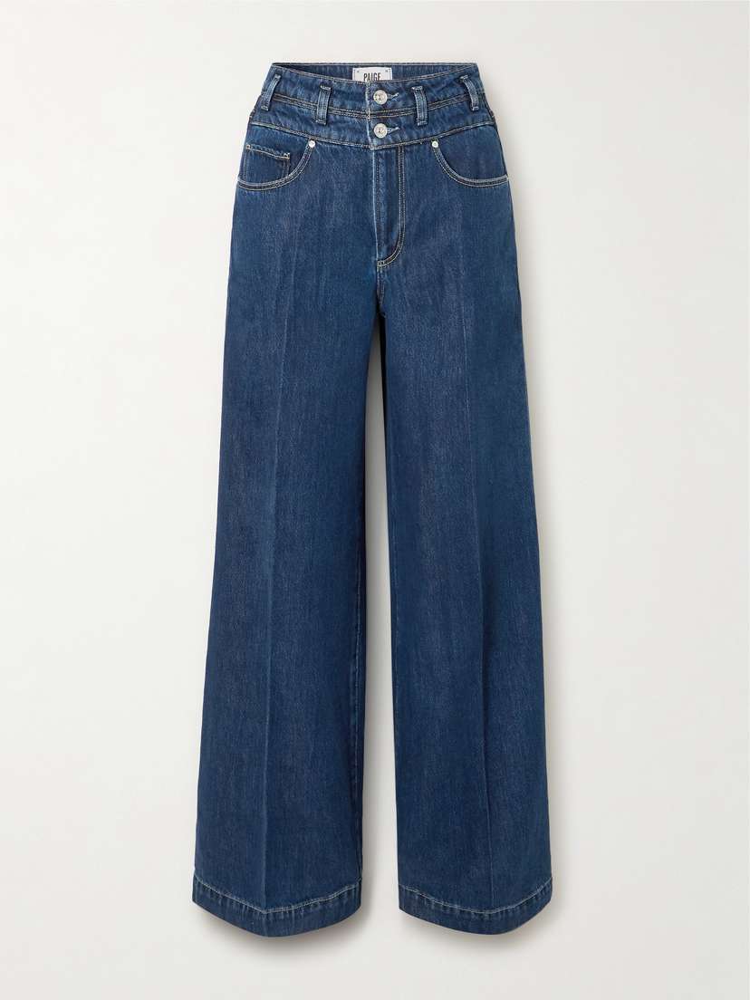 PAIGE Portial High-rise Wide-leg Jeans