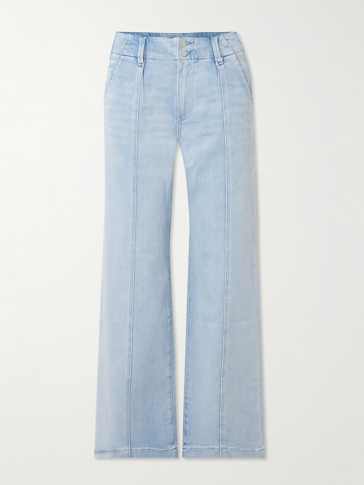 Shop Paige Brooklyn Wide-leg Jeans In Blue