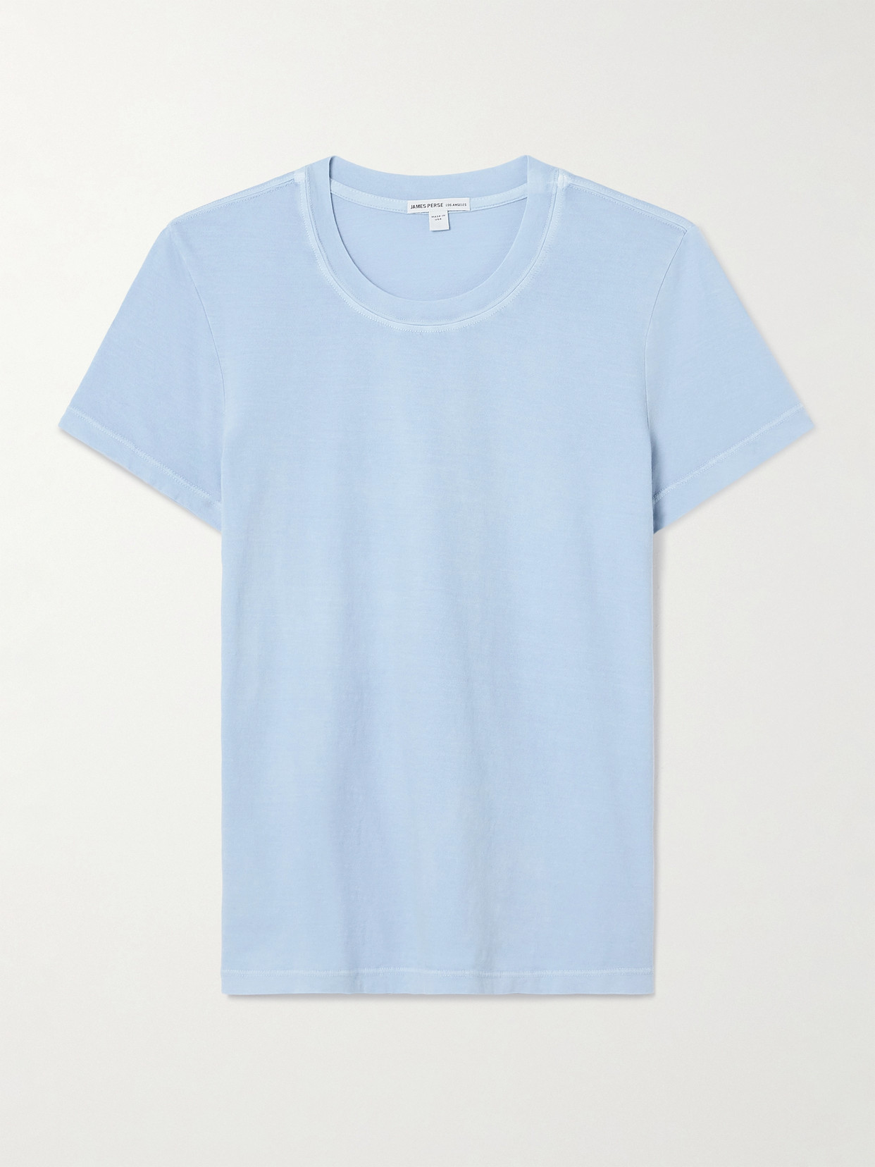 James Perse Vintage Boy Cotton-jersey T-shirt In Blue