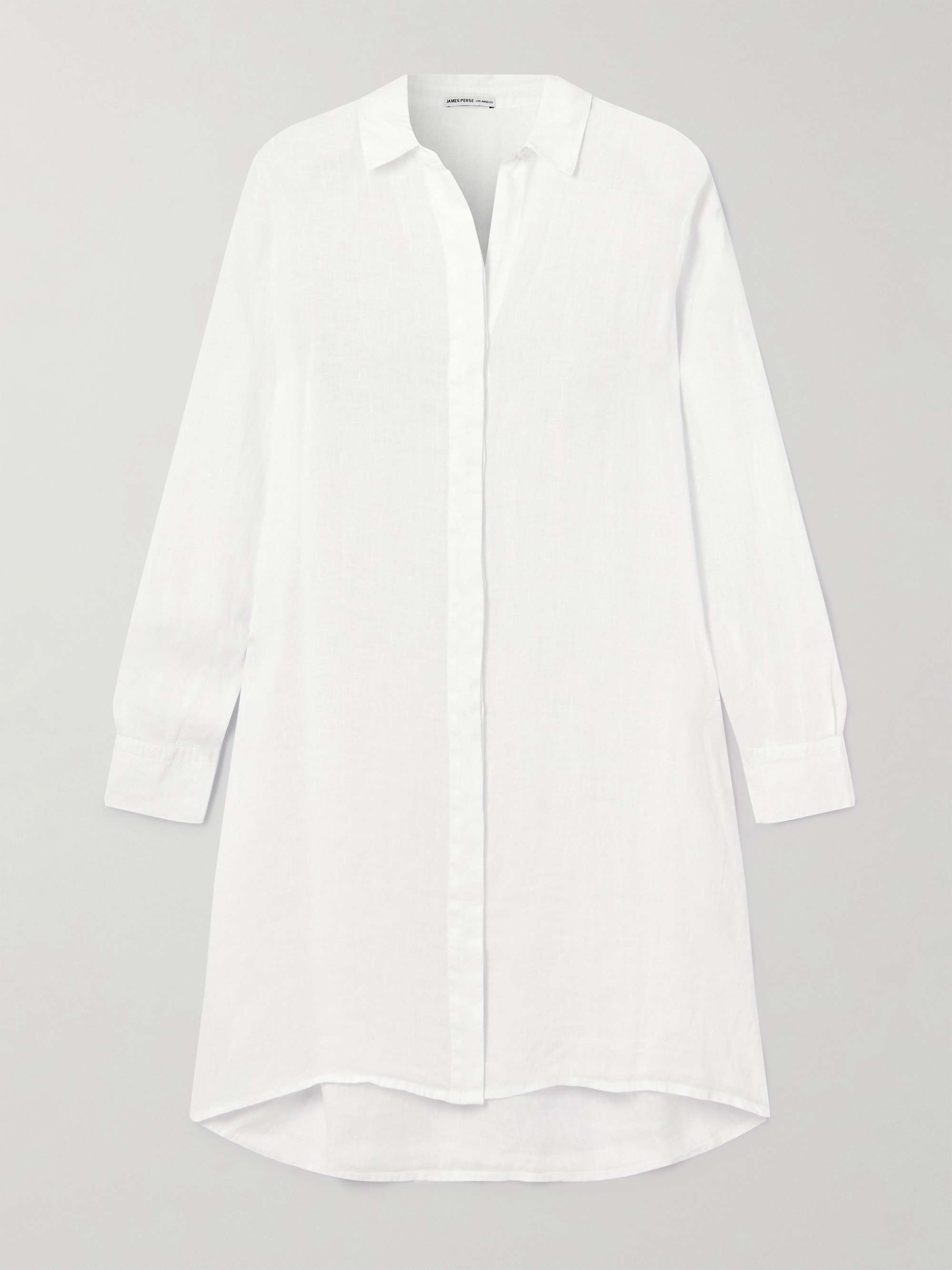 JAMES PERSE リネン ミディ丈シャツワンピース | NET-A-PORTER
