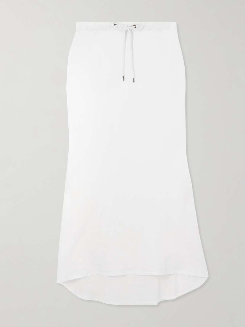 James Perse Surfside Asymmetric Linen Skirt