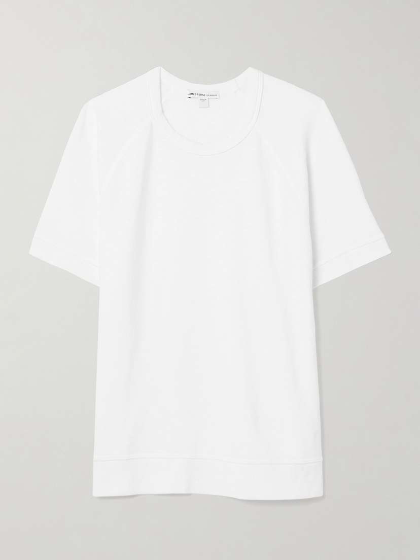 James Perse French Cotton-terry T-shirt