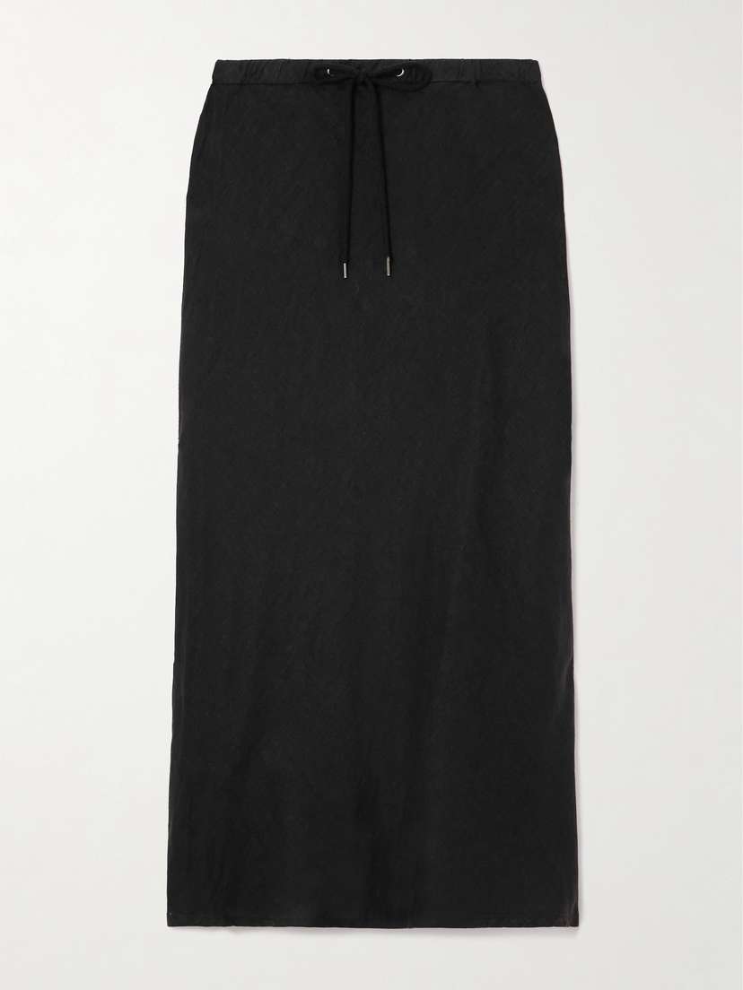 James Perse Surfside Asymmetric Linen Skirt