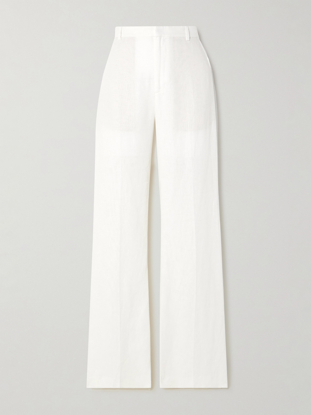 Polo Ralph Lauren Linen Wide-leg Pants In White