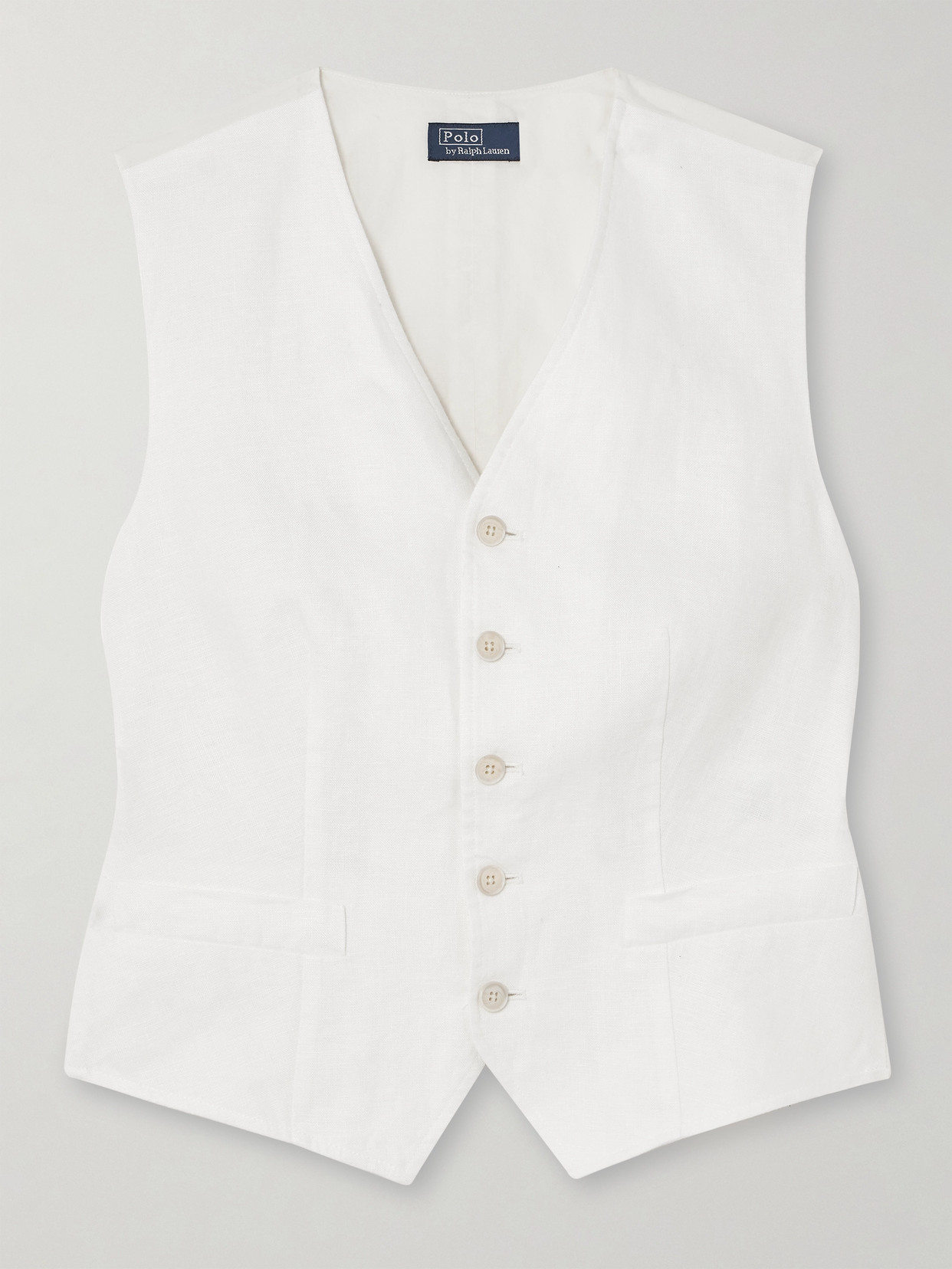 Polo Ralph Lauren Pauline Linen Vest In White