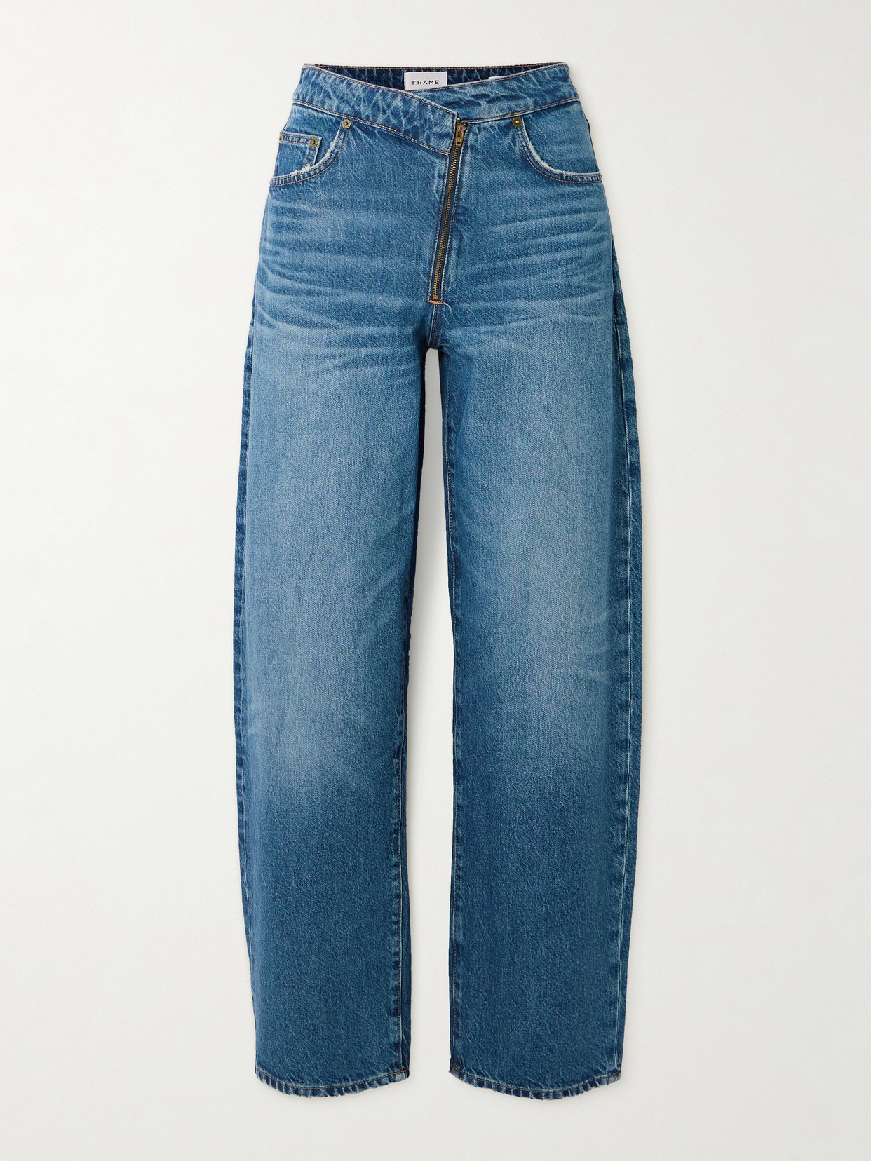 Frame + Net Sustain High-rise Jeans In Blue