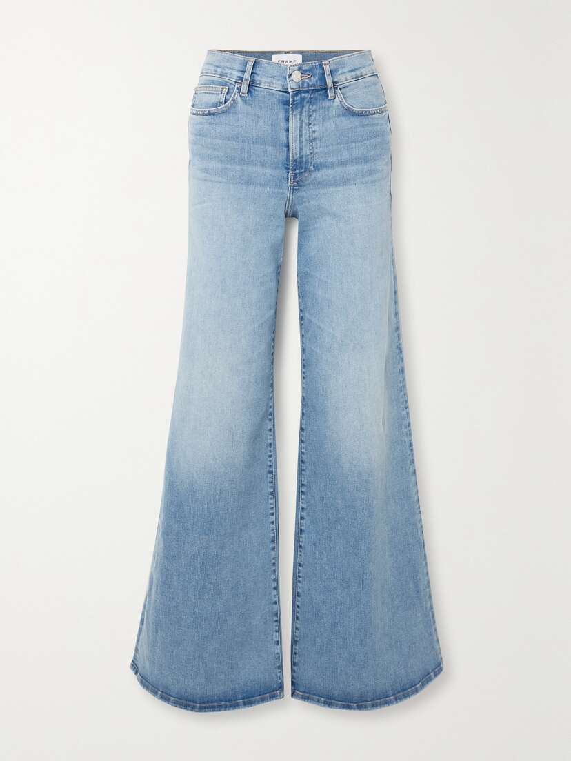 Frame + Net Sustain Le Palazzo High-rise Wide-legs Jeans