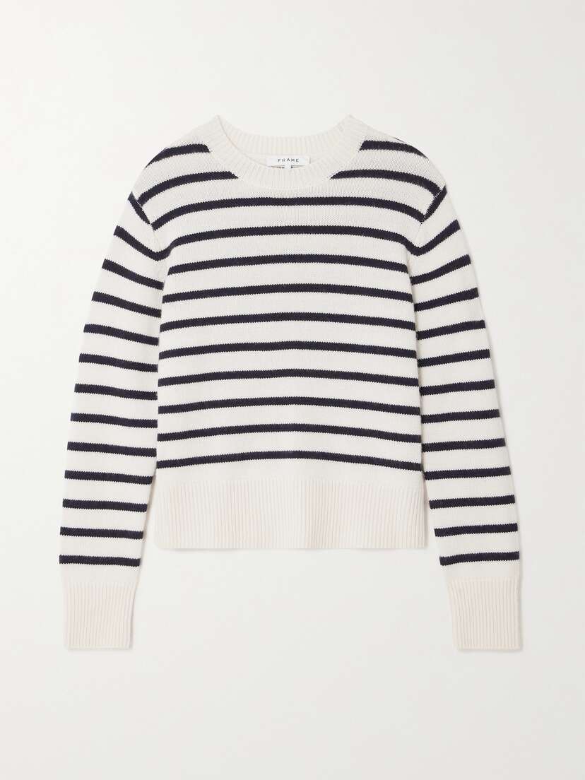 Frame Striped Cashmere Sweater