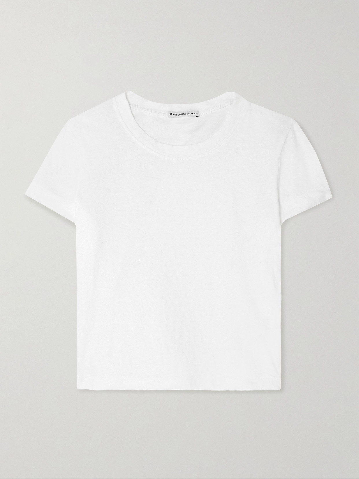 James Perse - Cropped Stretch Supima Cotton-jersey T-shirt - White