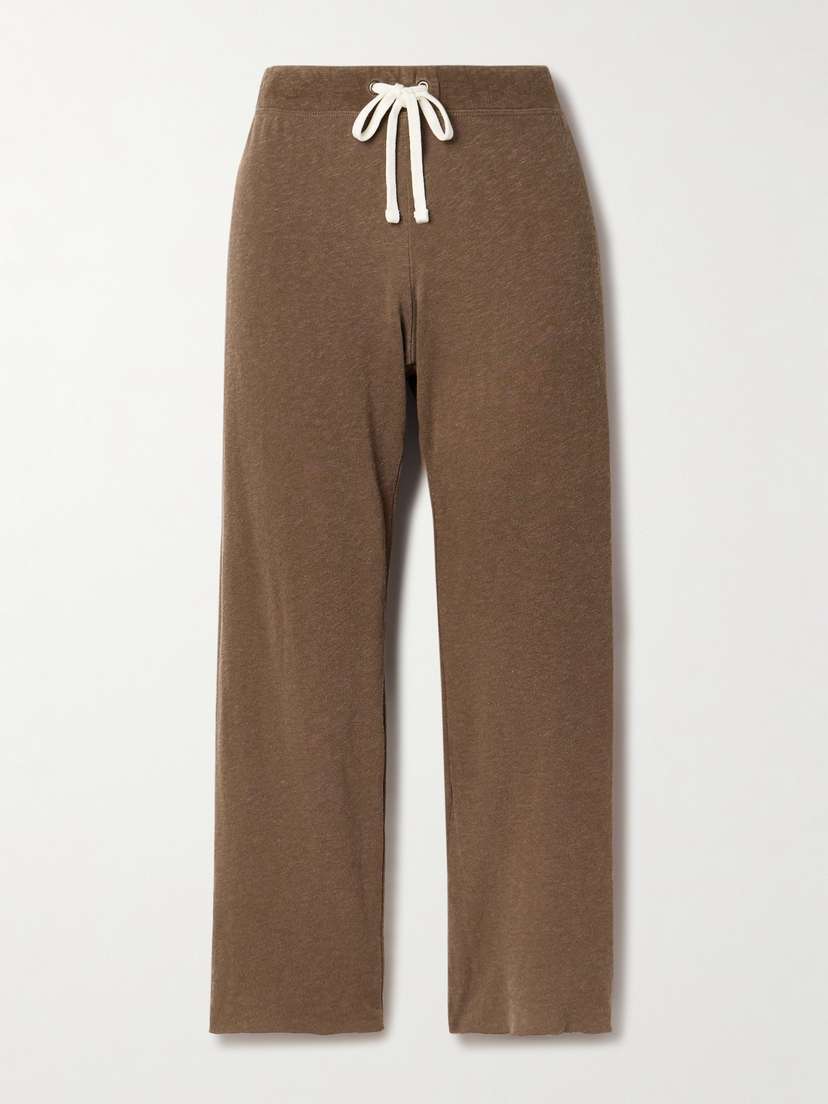 James Perse French Cotton-terry Sweatpants