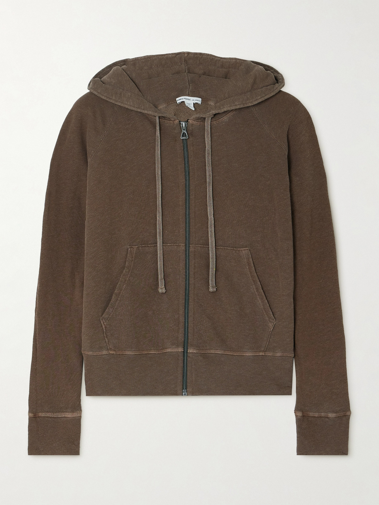 James Perse - Cotton-terry Hoodie - Brown