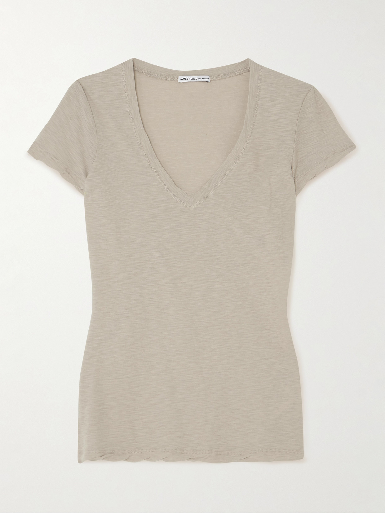 James Perse - Casual Slub Cotton-jersey T-shirt - Brown