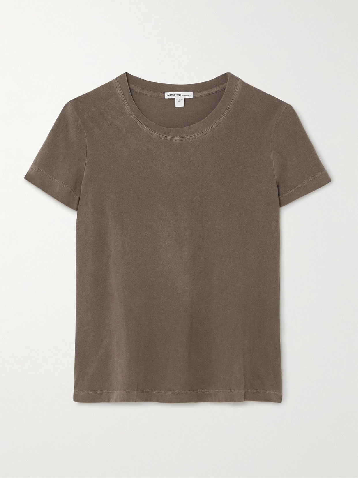 James Perse Vintage Boy Cotton-jersey T-shirt - Brown