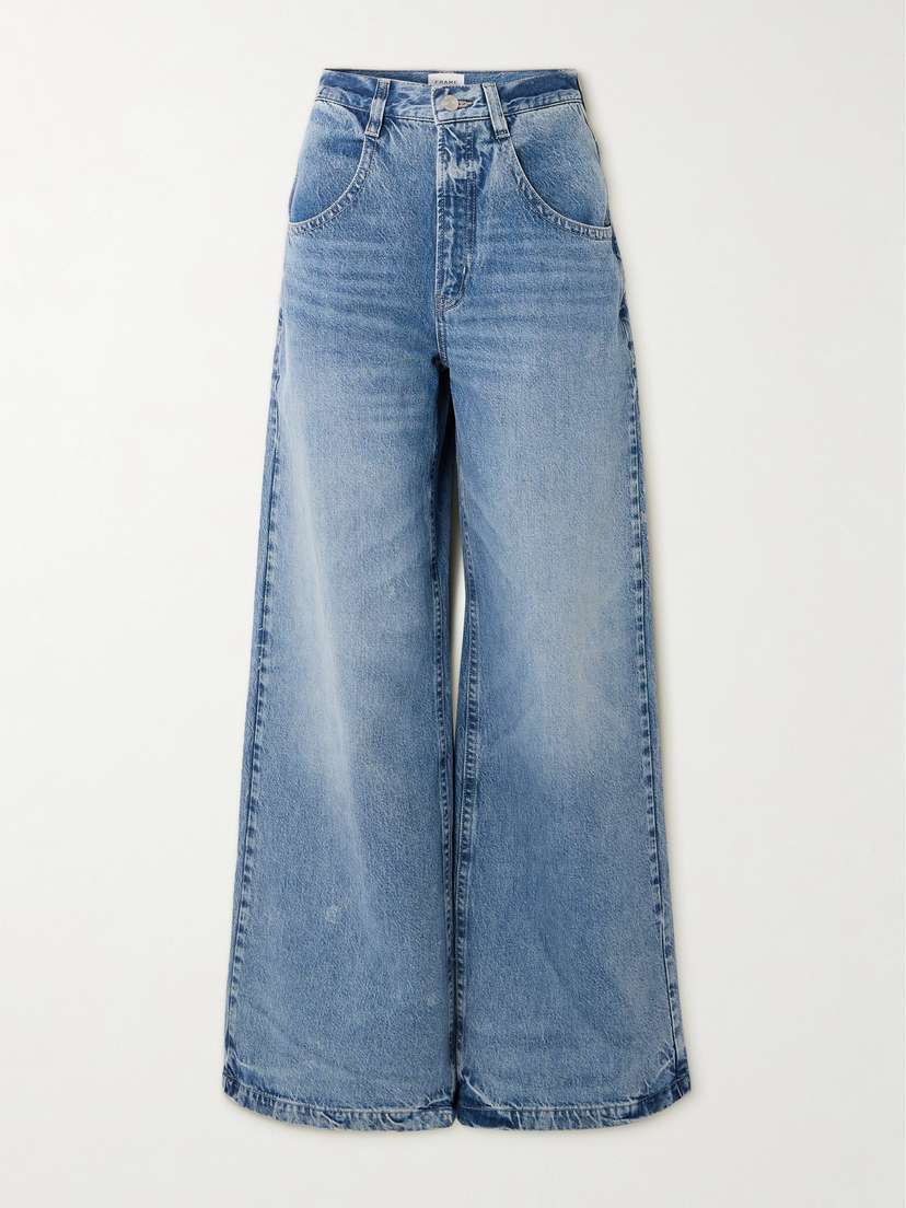 Frame + Net Sustain Skater High-rise Wide-leg Jeans