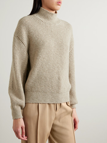 Loro Piana Ribbed cashmere turtleneck sweater