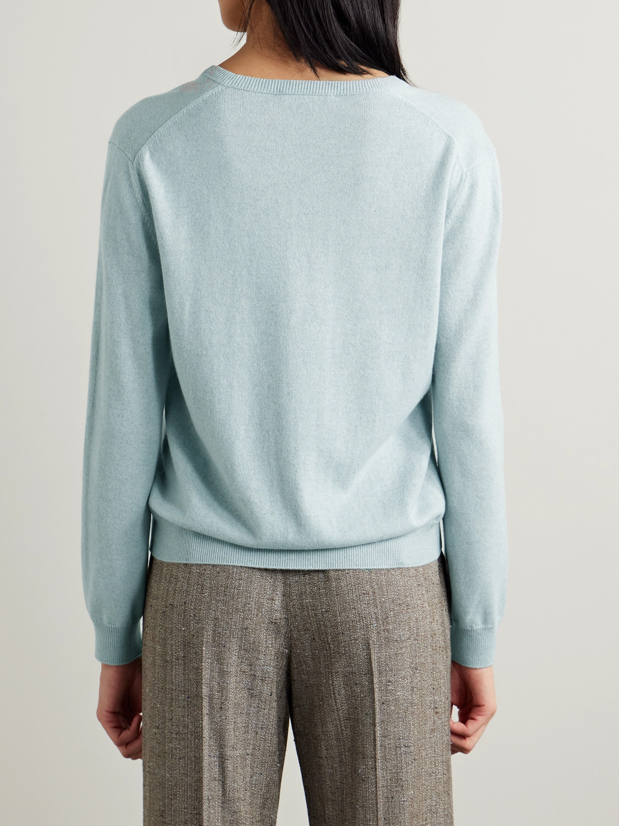 Shop Loro Piana Cashmere Sweater In Blue