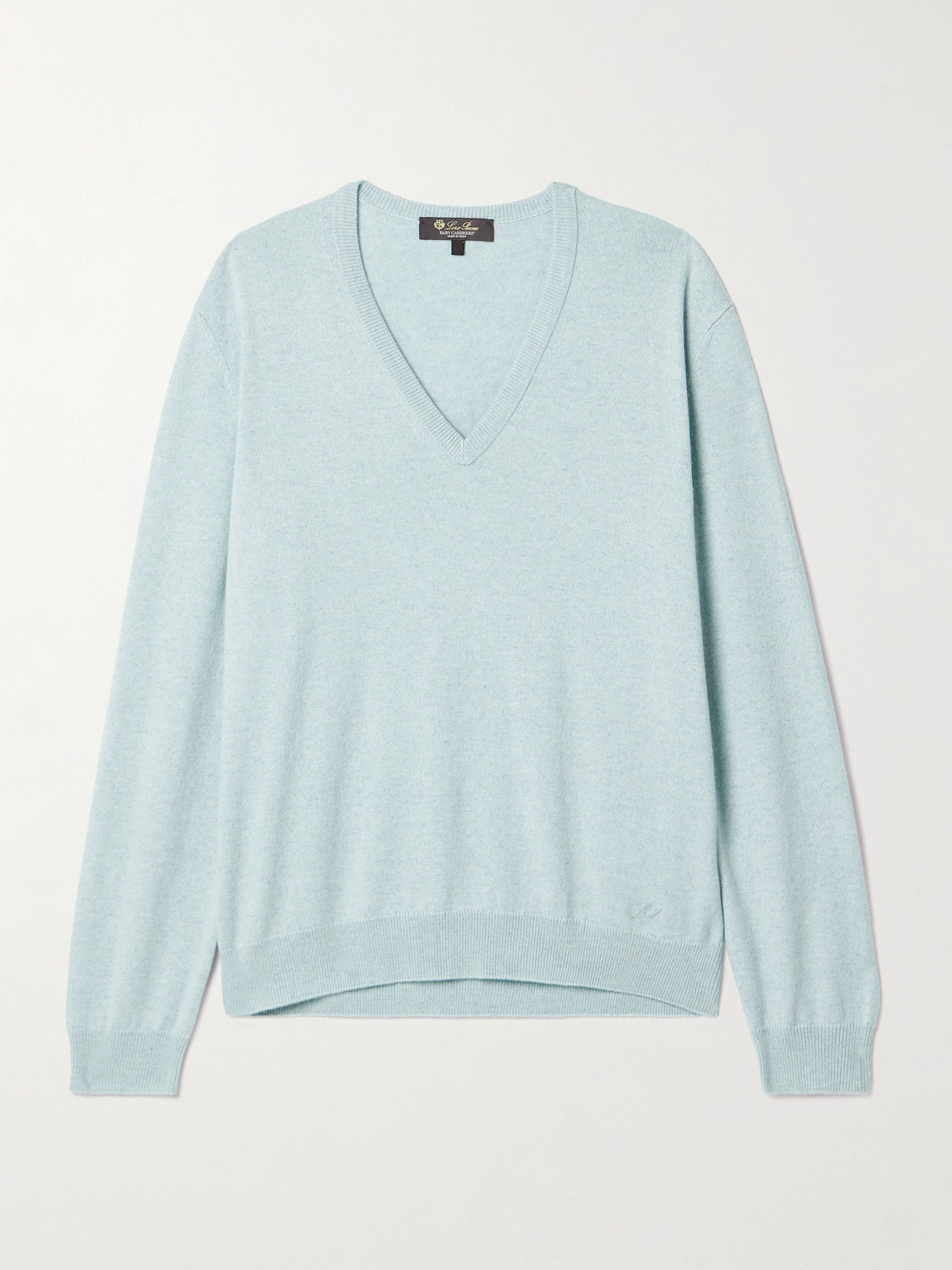 Loro Piana Cashmere Sweater In Blue