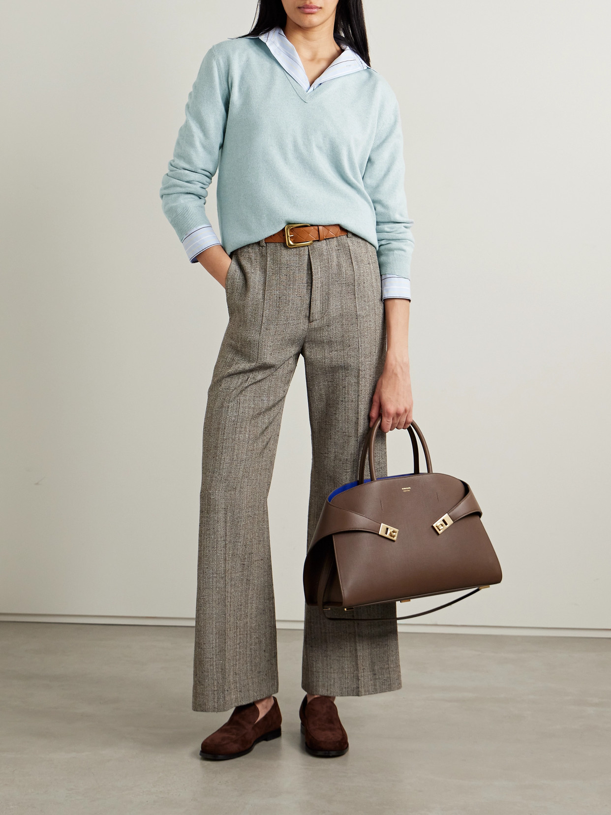 Loro Piana Cashmere Sweater In Blue